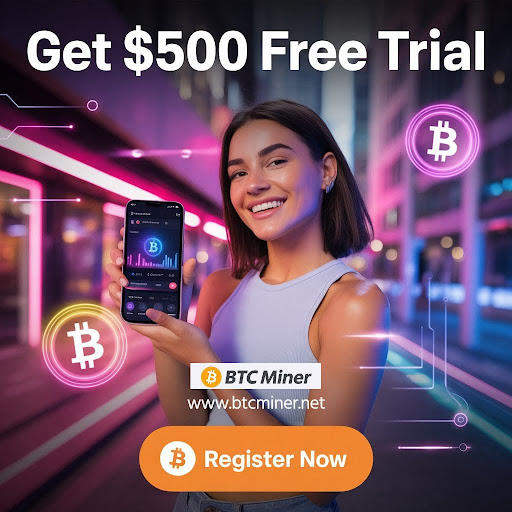 BTCMiner cloud mining is like your smart butler, managing and increasing your income around the clock, doubling your income. ChainWireNOW.com