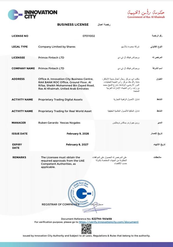 PrimoX's global compliance layout has officially started, marking a crucial step for consumer-grade RWA