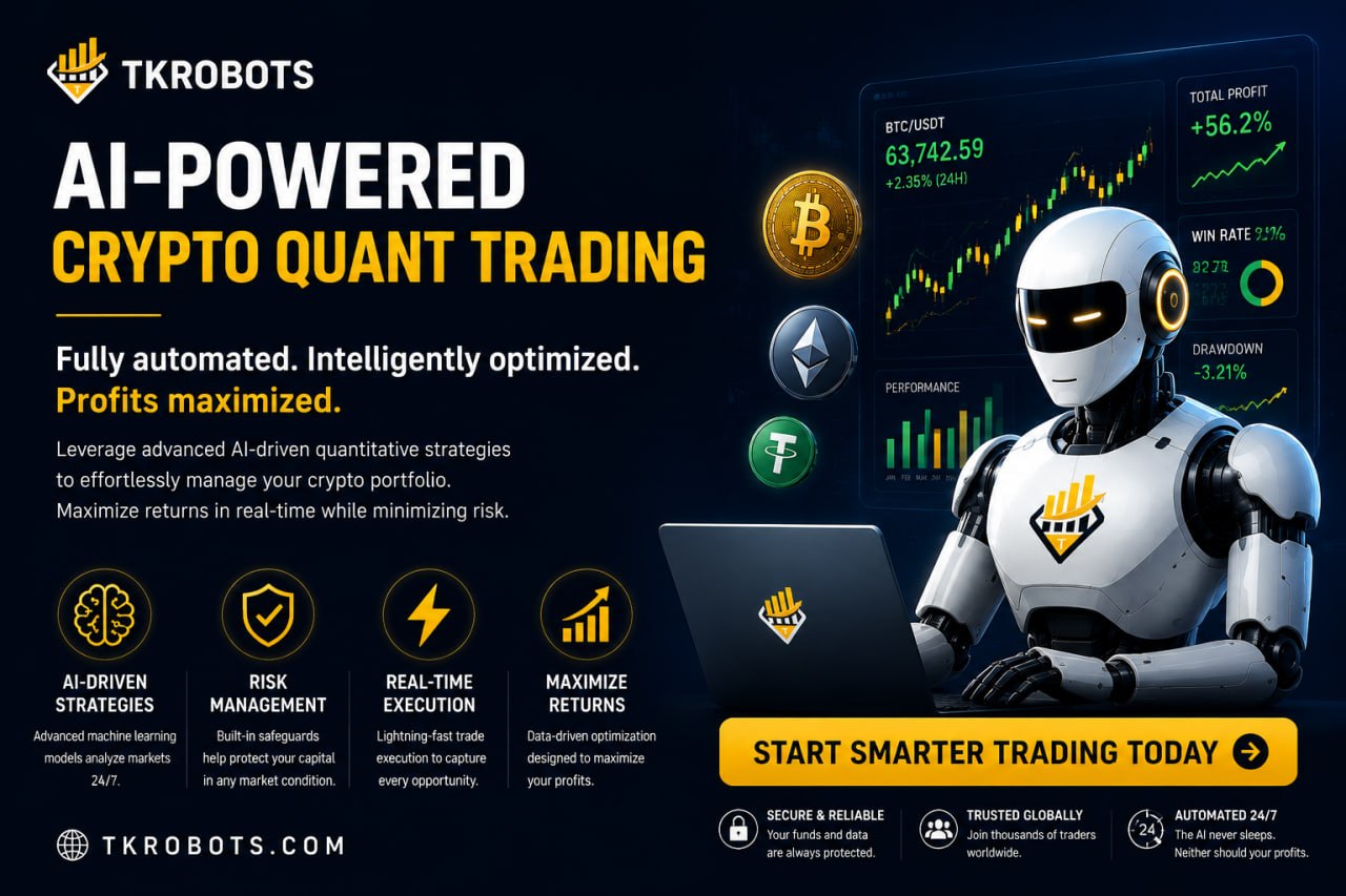 TKROBOTS Introduces AI Quant Trading Bot to Make Automated Crypto Trading Easier for Everyday Users