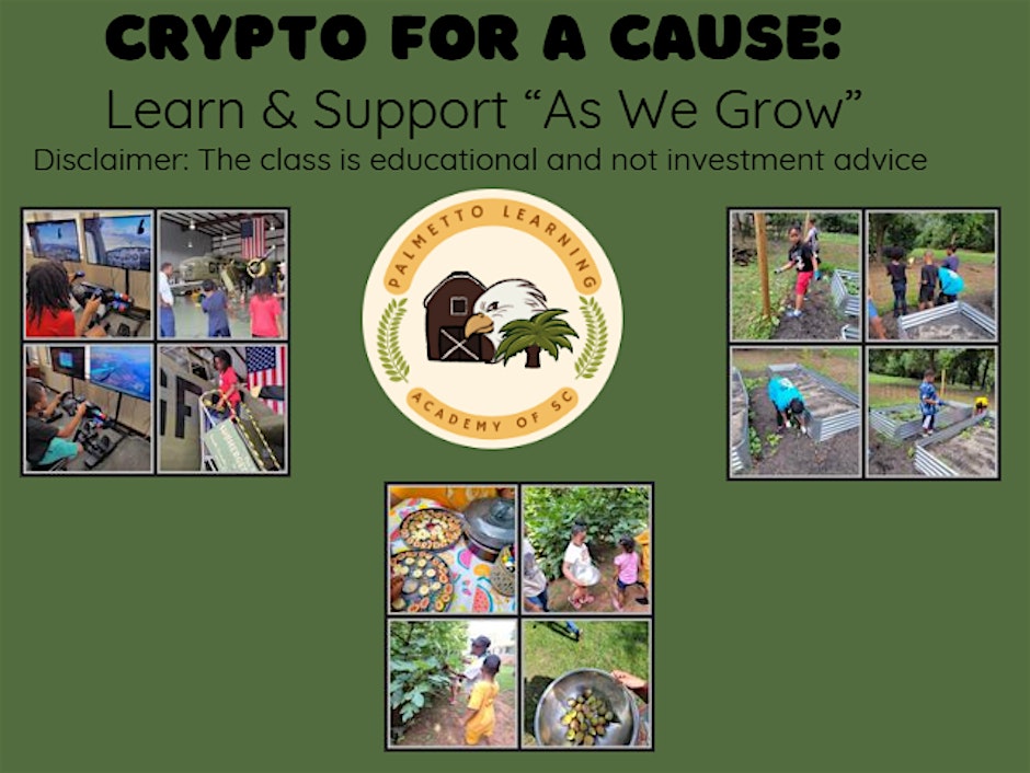 Crypto for a Cause Discover and Support as We Grow-Chainwirenow Events