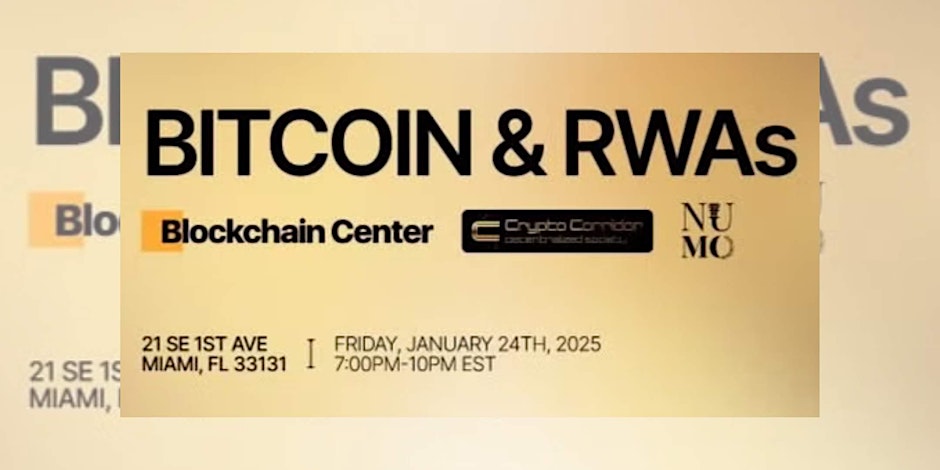 FinTech Friday at Blockchain Center Kickoff Event for WAGMI Miami ChainWireNOW Events