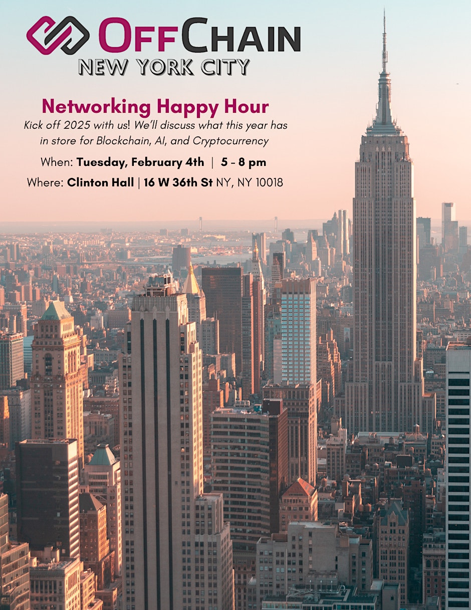 OffChain NYC February Networking Happy Hour-ChainWireNOW Event