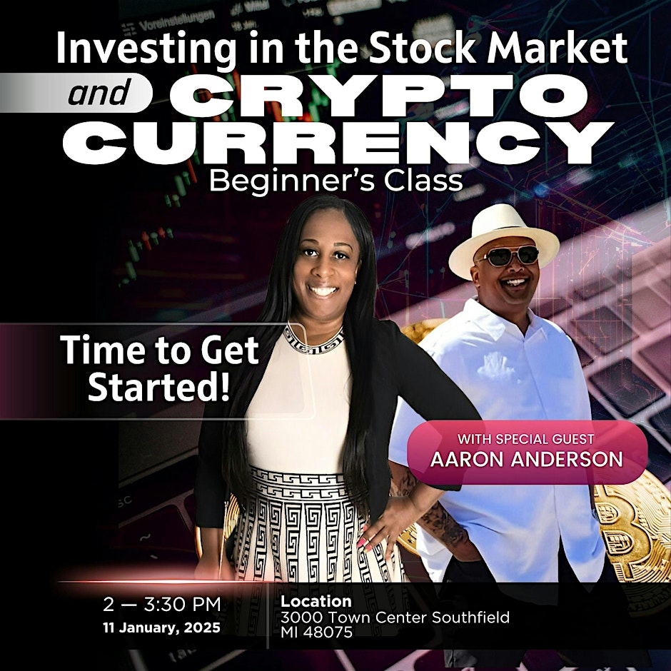 Stock Market & Crypto Investing Beginner's Class ChainWireNOW Events