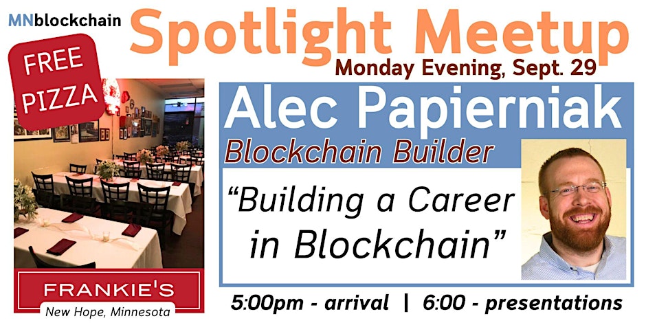 ChainWireNOW Events - MNBlockchain Spotlight Meetup – September 29