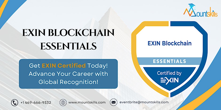 EXIN Blockchain Essentials – 1-Day Training Fishers, IN - ChainWireNOW Events
