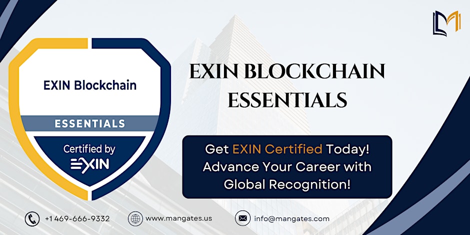 EXIN Blockchain Essentials – 1-Day Training Hartford, CT - ChainWireNOW Event