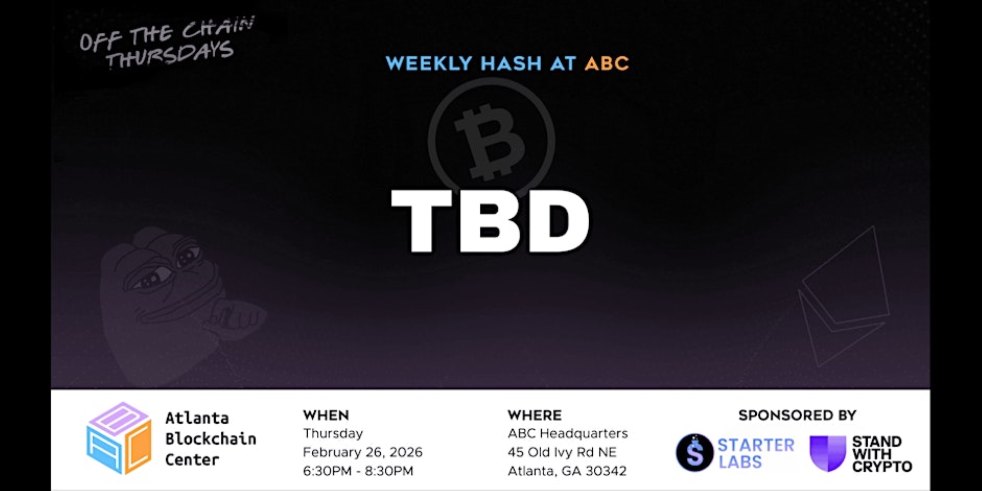 To Be Determined (TBD) - ChainWireNOW Events