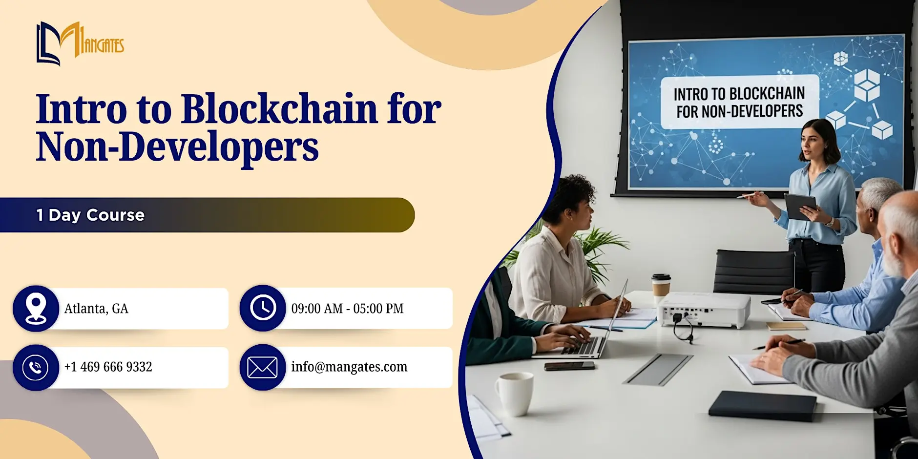 Intro to Blockchain for Non-Developers – 1-Day Course Atlanta, GA